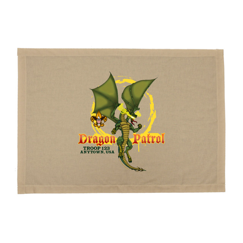 BSA Emblem Troop Patrol Flag with Dragon Patrol Flags