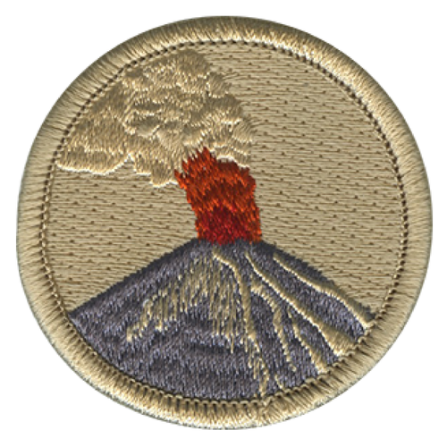Volcano Scout Patrol Patch - embroidered 2 inch round by ClassB