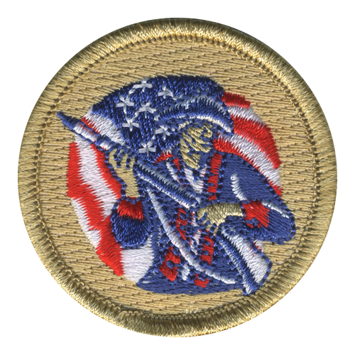 Sons of Liberty Scout Patrol Patch - embroidered 2 inch round by ClassB