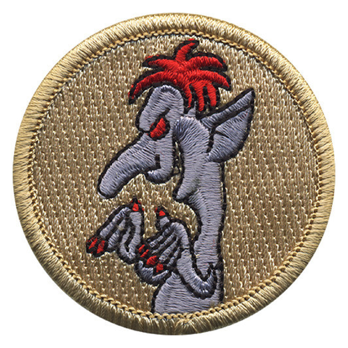 Troll Scout Patrol Patch - embroidered 2 inch round