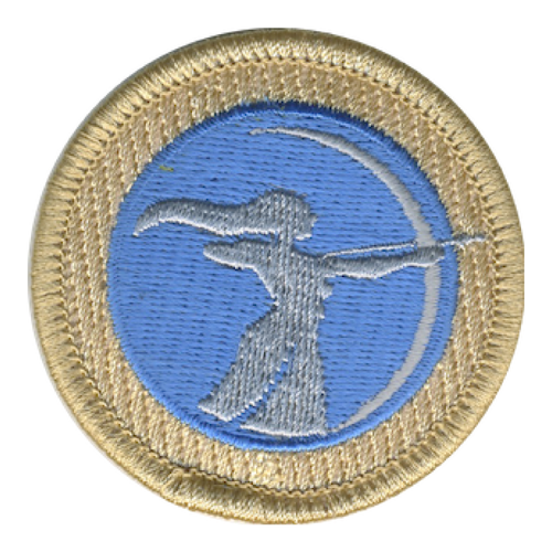 Artemis Silhouette Scout Patrol Patch - embroidered 2 inch round by ClassB