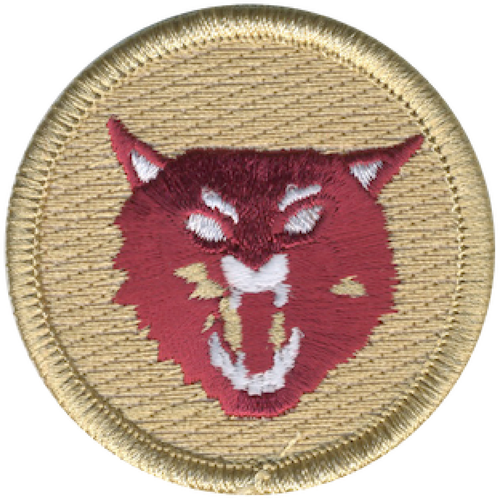 Wildcat Scout Patrol Patch - embroidered 2 inch round by ClassB