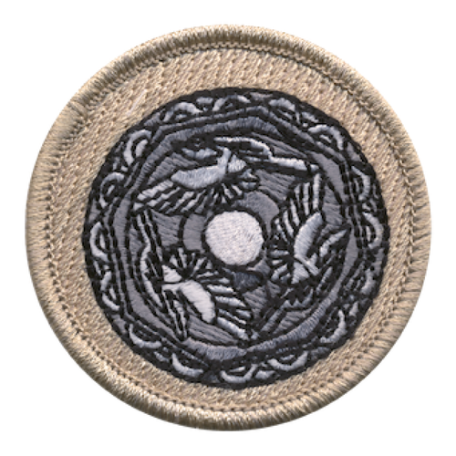 Three Bird Shield Scout Patrol Patch - embroidered 2 inch round by ClassB