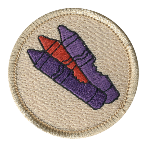 Crayon Eater Scout Patrol Patch - embroidered 2 inch round by ClassB