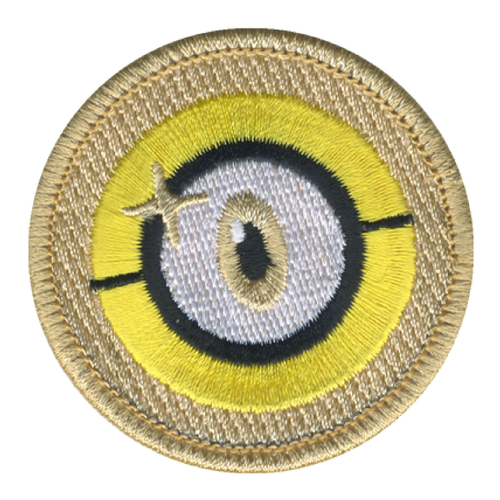 Funky Minion Patrol Patch - embroidered 2 in round by ClassB