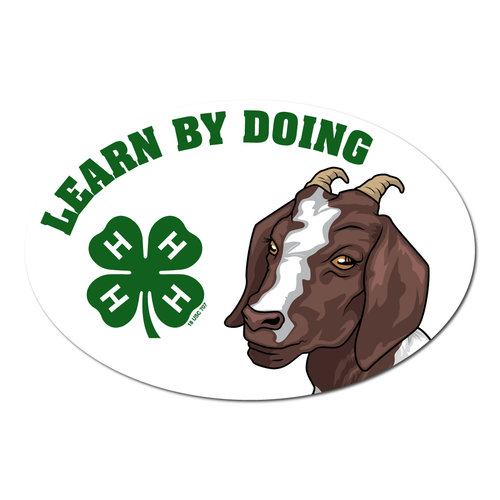 4-H Magnet Goat Learn by Doing by ClassB