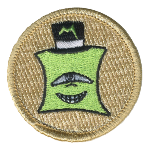One Eye Monster Patrol Patch - embroidered 2 in round by ClassB