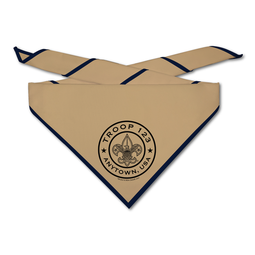 Troop Neckerchief with Scouting America logo Circle