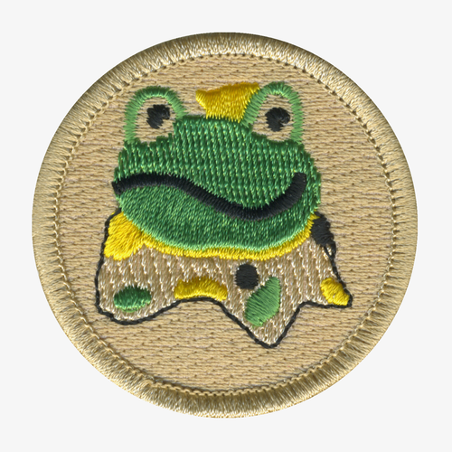 Poisonous Phrog Patrol Patch - embroidered 2 in round by ClassB