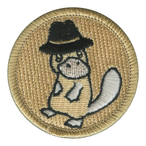 Proper Platypus Patrol Patch - embroidered 2 in round by ClassB
