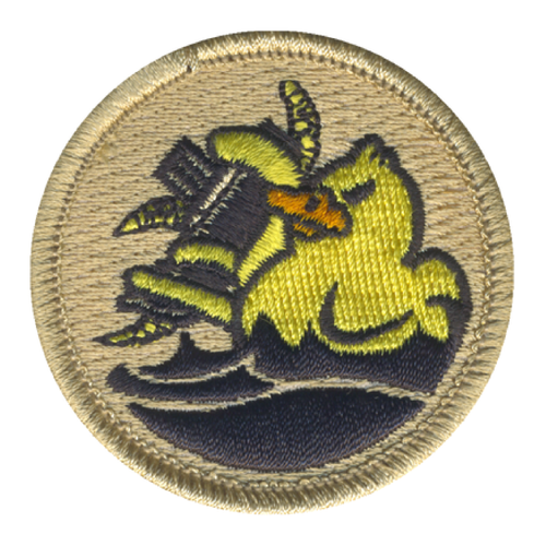 Quaken Patrol Patch - embroidered 2 in round by ClassB