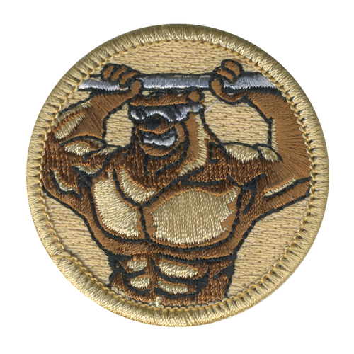 Bar Bears Patrol Patch - embroidered 2 in round by ClassB