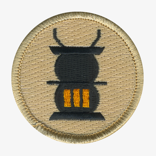 Potbelly Stove Patrol Patch - embroidered 2 in round