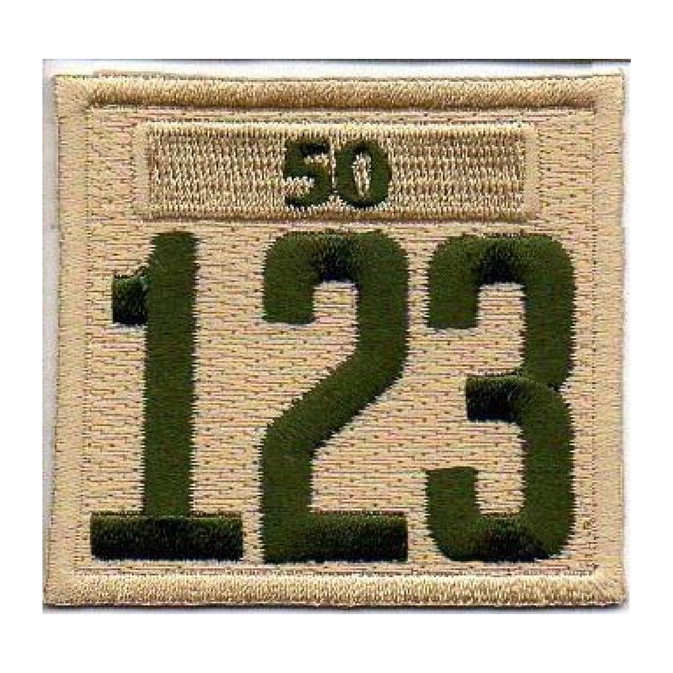 Unit Numeral Patch for Scouts BSA Troop - Triple Number With Veterans ...