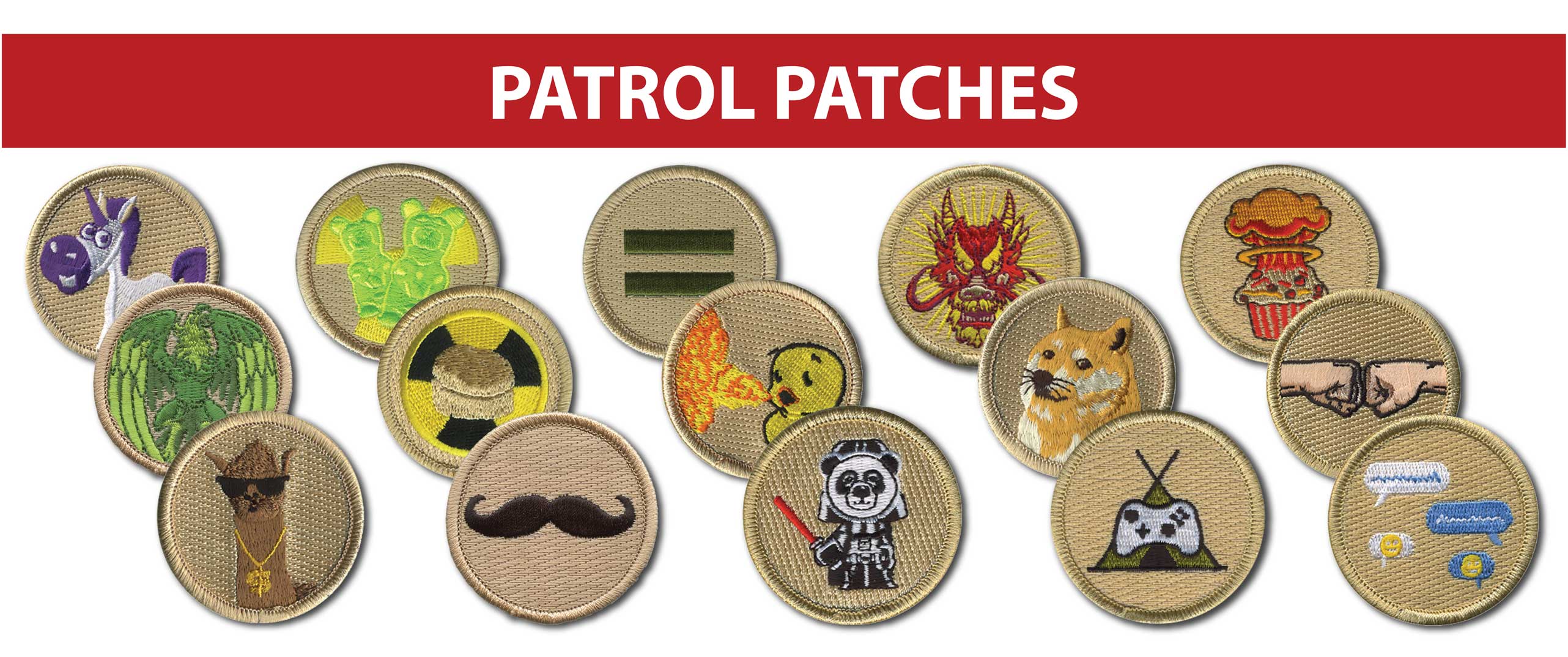 scout patrol patches