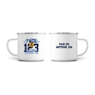 Cub Scout Campfire Mug - Pack Info with Varsity design - both sides