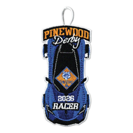2026 Pinewood Derby Embroidered Patch - Cub Scout  Racer