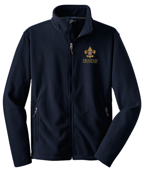Boy scout fleece jacket clearance