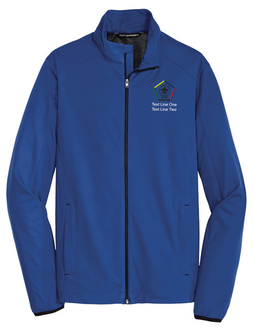 ジャケット・アウター crest shell jacket navy port-authority-active-soft-