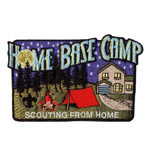 Home Base Camp Embroidered Scout Patch