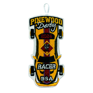 2024 Pinewood Derby Patch - Wolf Racer