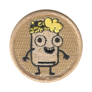 Blonde Marshmallow Patrol Patch - embroidered 2 in round