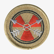 Target Arrows Patrol Patch - embroidered 2 in round