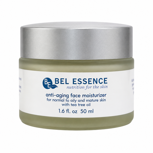 Anti Aging Face Moisturizer, Anti Wrinkle Cream for OILY SKIN with Tea Tree Oil: Firms Skin, Reduces Fine Lines