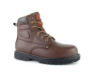 Alder Brown Genuine Leather Safety Boot with Goodyear Welting Alder Brown Genuine Leather Safety Boot with Goodyear Welting