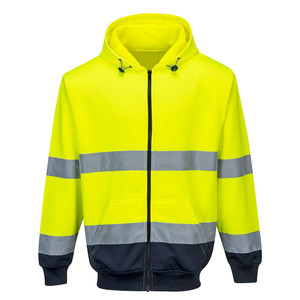 Two-Tone Hi-Vis Zip Hoodie Two-Tone Hi-Vis Zip Hoodie