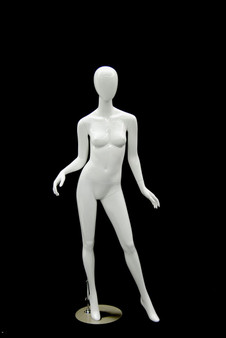 Trudy, Gloss White Abstract Female Mannequin MM-A2W1-3