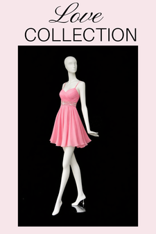  Gloss White Abstract Egg Head Female Mannequin w/face features MM-XD010W