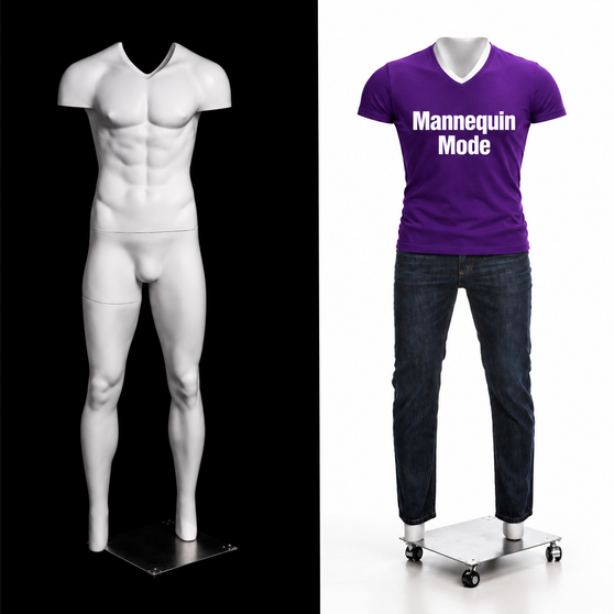 Casper 1, Fiberglass Invisible Male "Ghost" Mannequin MM-GH03