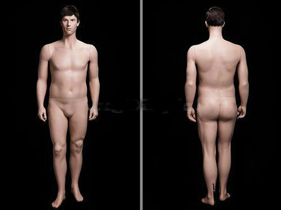 Realistic Plus Size Male Mannequin Fleshtone MM-PLUSMAN-01