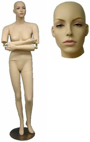 Flexible Female Mannequin Fleshtone MM-SARA