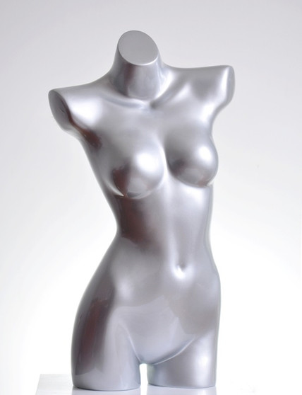 Silver Female Headless Sexy Torso MM-BL2SLV