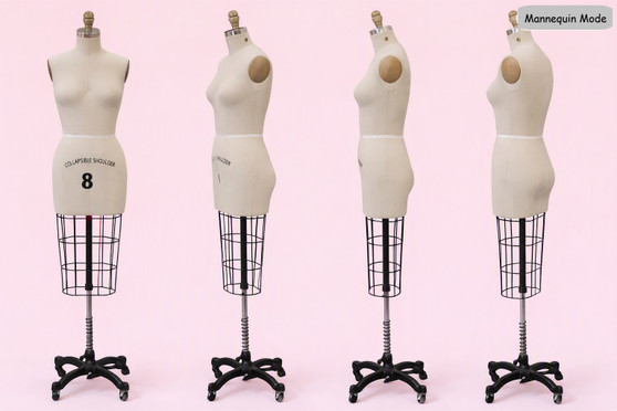 Professional Female Half Body Dress Form 