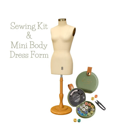 Professional Mini Scale Ladies Dress Form with Sewing Kit MM-HALF SCALE