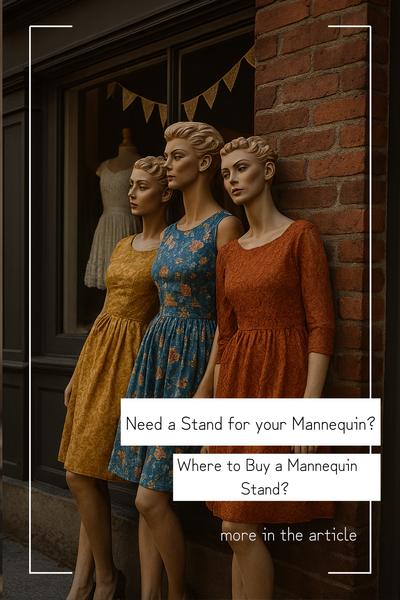  Need a stand to bring your vintage mannequin to life? Here’s just what you’ve been waiting for.
