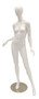 Frances, Matte White Abstract Egg Head Female Mannequin MM-A2W2-4