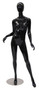 Latasha, Gloss Black Abstract Female Mannequin MM-A2BK1