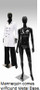 Latoya, Gloss Black Abstract Female Mannequin MM-A3BK1