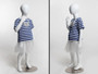 Gloss White Abstract Egg Head Child Mannequin MM-CD02