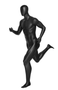 Otis, Athletic Matte Black Male Running Mannequin MM-PB5BK02 