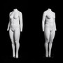 Kara, Fiberglass Plus Size Invisible Female "Ghost" Mannequin MM-GH10