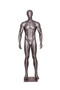 Athletic Matte Grey Egghead Male Mannequin MM-JSM-1 