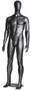 Danny, Metallic Grey Abstract Egg Head Male Mannequin MM-AE05