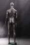 Danny, Metallic Grey Abstract Egg Head Male Mannequin MM-AE05 