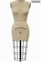 Professional Plus Size Female Half Body Dress Form Size 24 MM-601 (MM-601 SZ. 24)