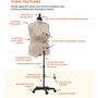 Adjustable Dress Form, Full-Figure, Ivory MM-20023 